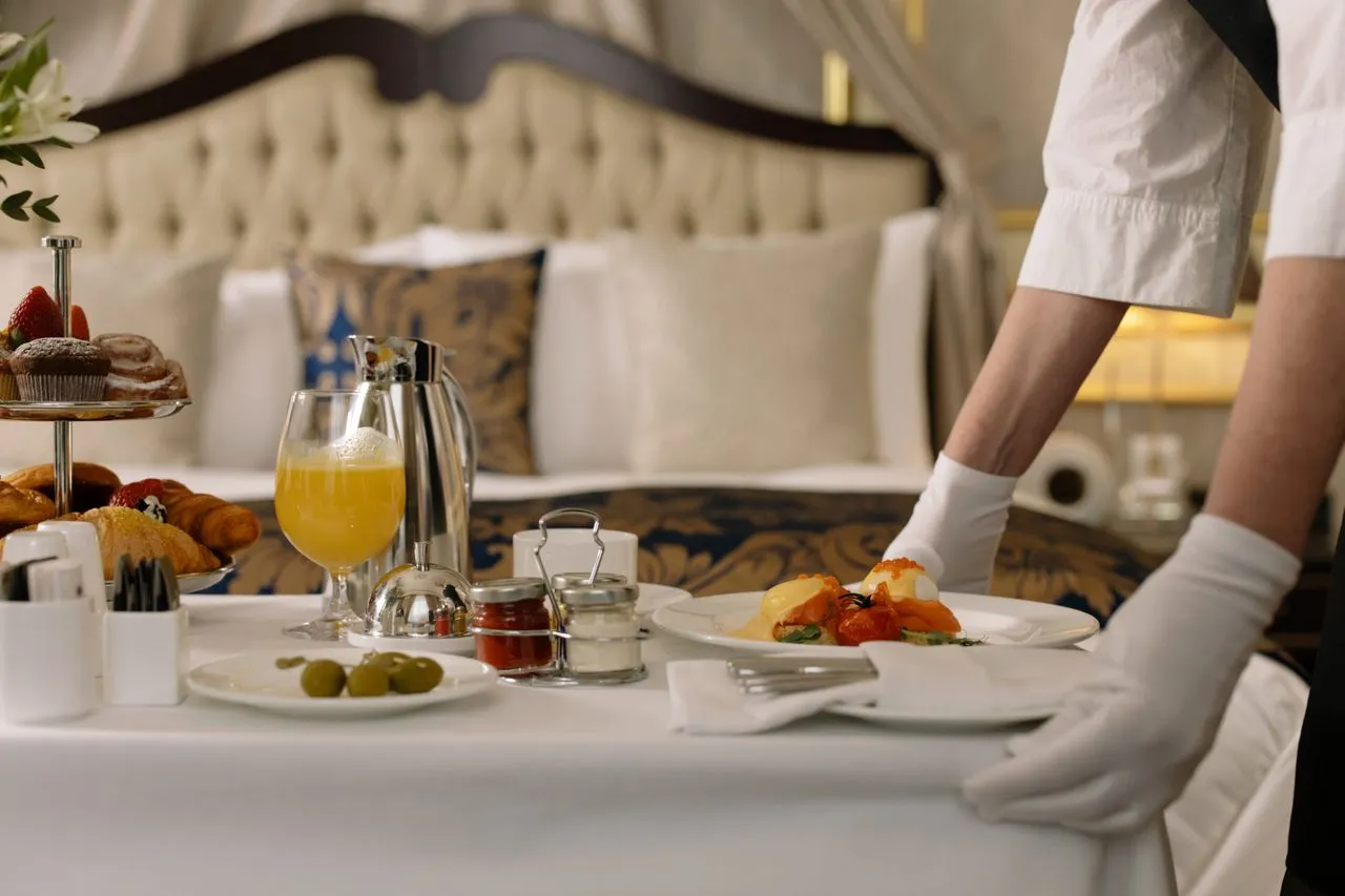 Dining presentation at the resort